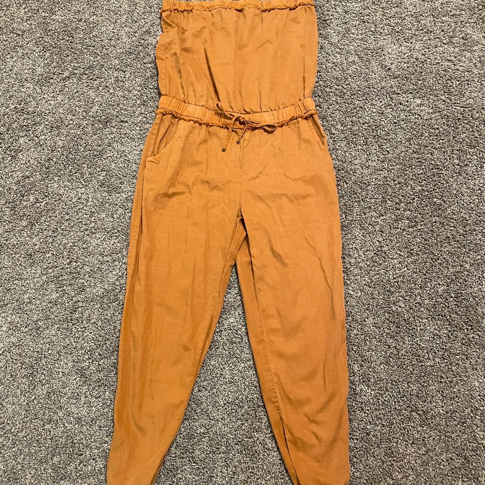 Young Fabulous & Broke mustard yellow Jumpsuit
